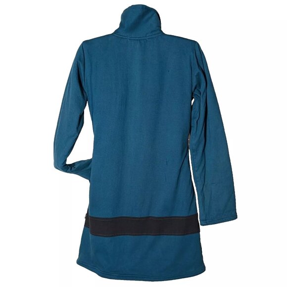 LEOPARDS & ROSES coat jacket Sz S embroidered 100% COTTON ETHICAL MADE in NEPAL - Picture 6 of 14